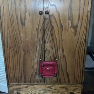 Connections Red and Brown bag